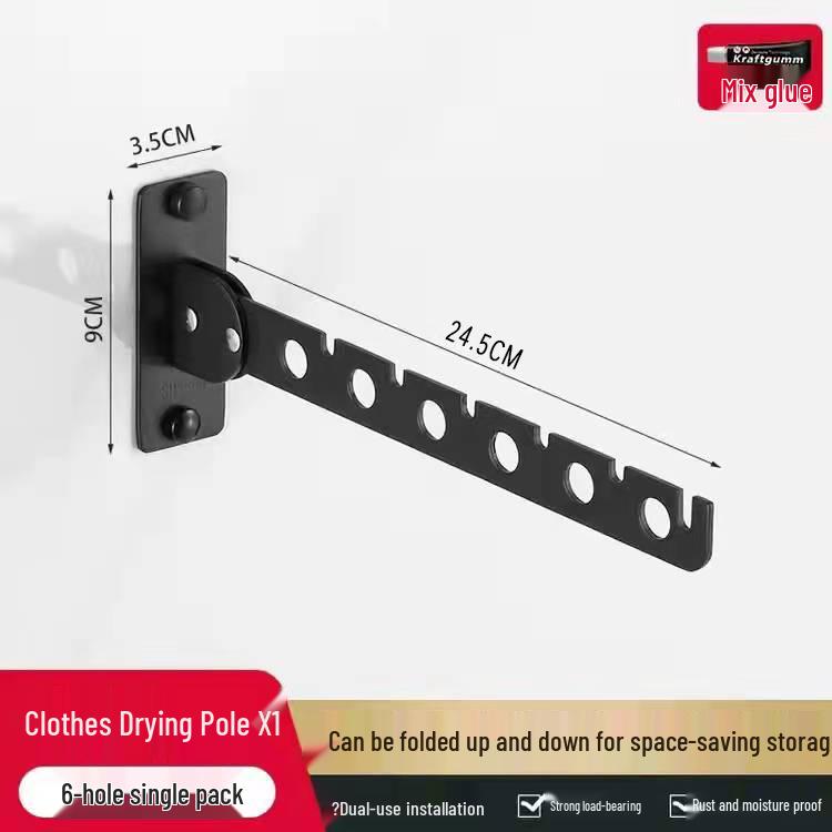 

Настенная сушилка для белья для балкона и улицы, не требующая сверления, складная конструкция из нержавеющей стали 304
