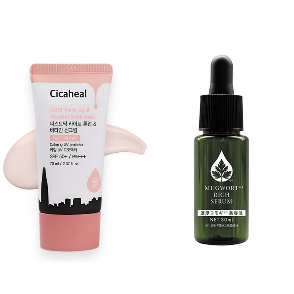 

Non-sticky FYUMIZRY Light Tone-up Sunscreen Mugwort Soothing Serum Ampoule