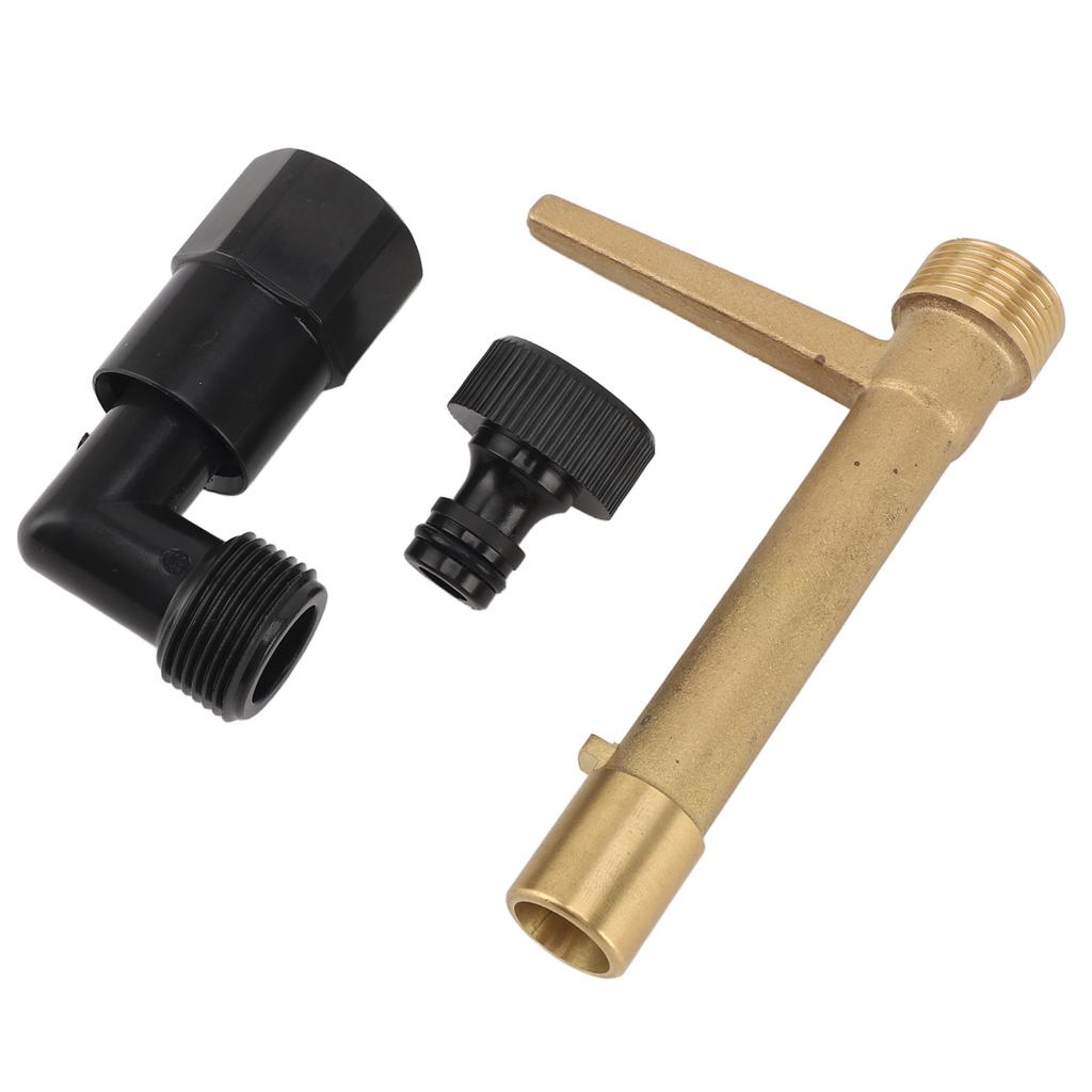 Brass Quick Coupler Wrench for Garden Hose, Underground Irrigation Tool, Easy Installation, Quick Access To Water, Wide Application