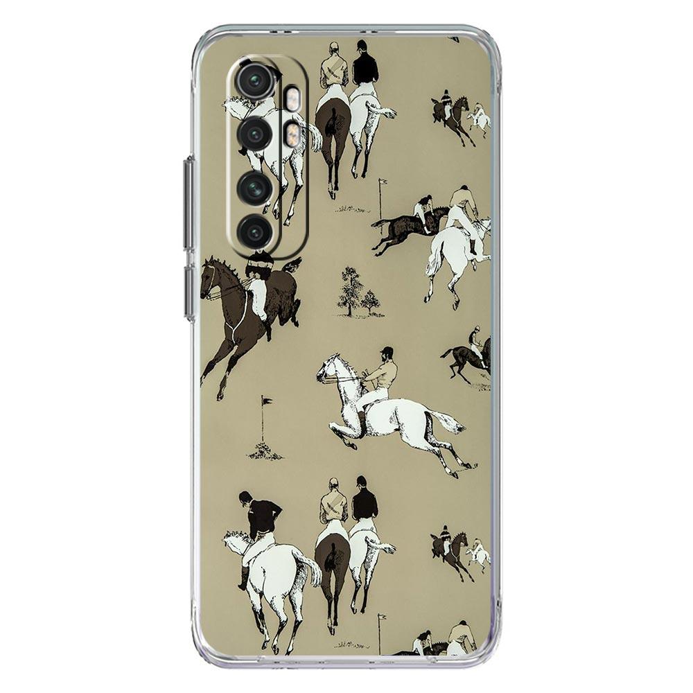 Animal Art Horse Phone Case For Xiaomi Poco X5 NFC X3 F5 F4 F3 M3 14 13T 12T 12 13 Lite 11 Ultra Mi 10T 5G 11X Pro Clear Cover
