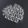 25Pcs Heavy Duty Aluminum Corner Bracket 2x2x2cm 2020 Profile Compatible with Metric 20Mm Extrusion Industrial Frame Cnc 3D