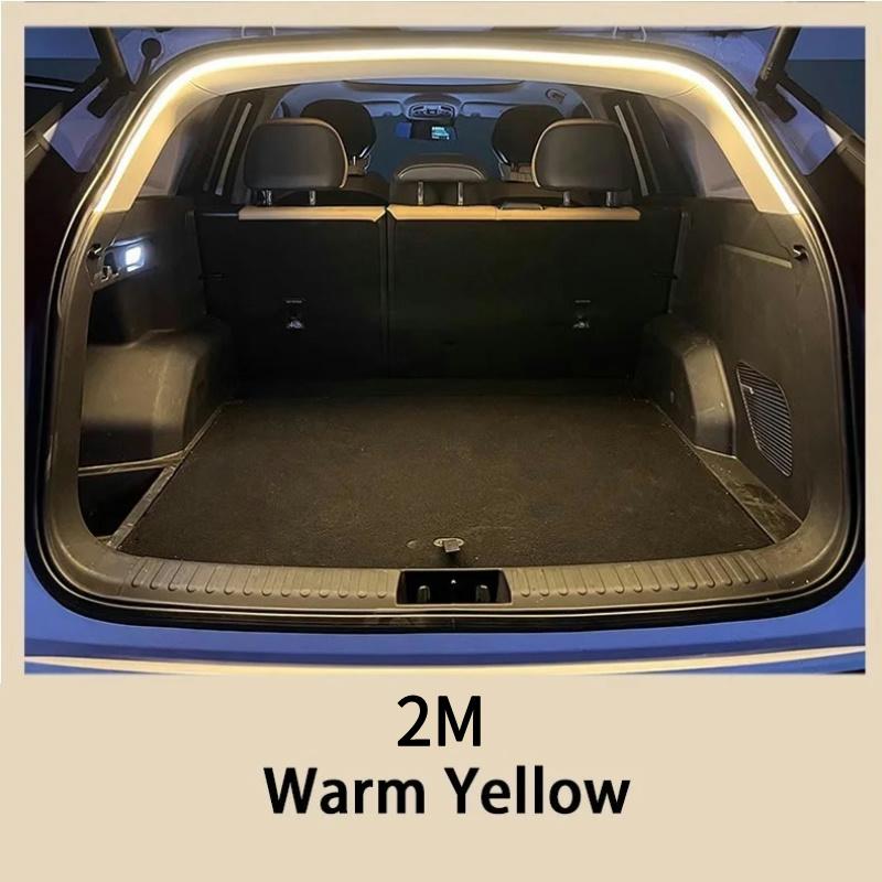 12V Dynamic Flowing Car Trunk LED Strip High-Brightness Wiring Automatic Sensing Tailgate Light Strip Tool-Free Installation