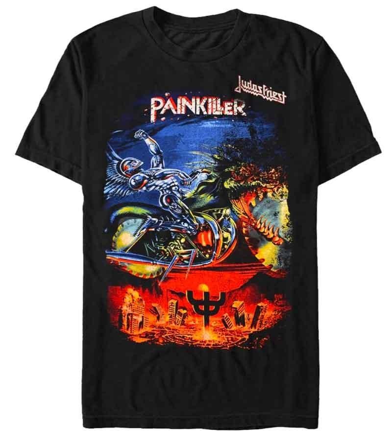 New Authentic Judas Priest Painkiller Heavy Metal Band Rob Halford Band TShirt Unisex T-Shirt M