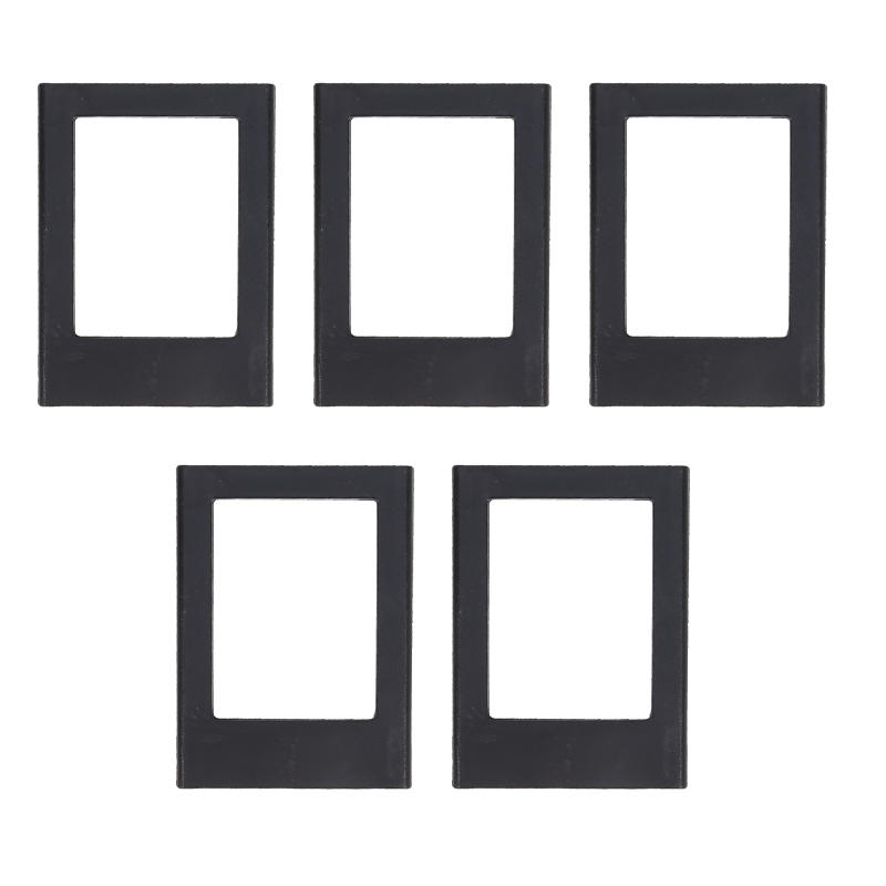 

5 ШТ Легкие фоторамки Настенные Настольные Многоразовые Для Демонстрации Фотокарточек Знак Раскрашиваемые Рамки для Фото для Офиса Дома One Size чёрный