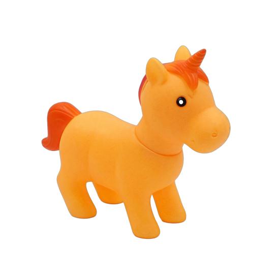 

Squeaky Squeeze Toy with Sound Soft TPR Fidget for Kids Cute Animal-Shaped Decompression Gadget Fun Stress Relief Gift for Children оранжевый