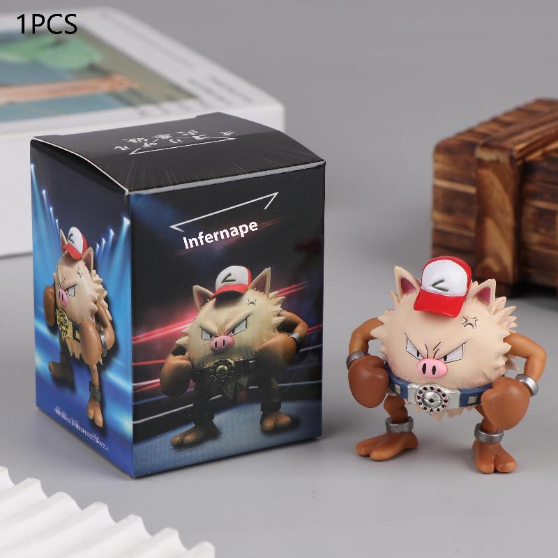 Anime Pokemon Primeape Figure Model Cartoon Anime Doll Figurine Statue Ornament Desktop Ornaments Home Decoration Birthday Gifts