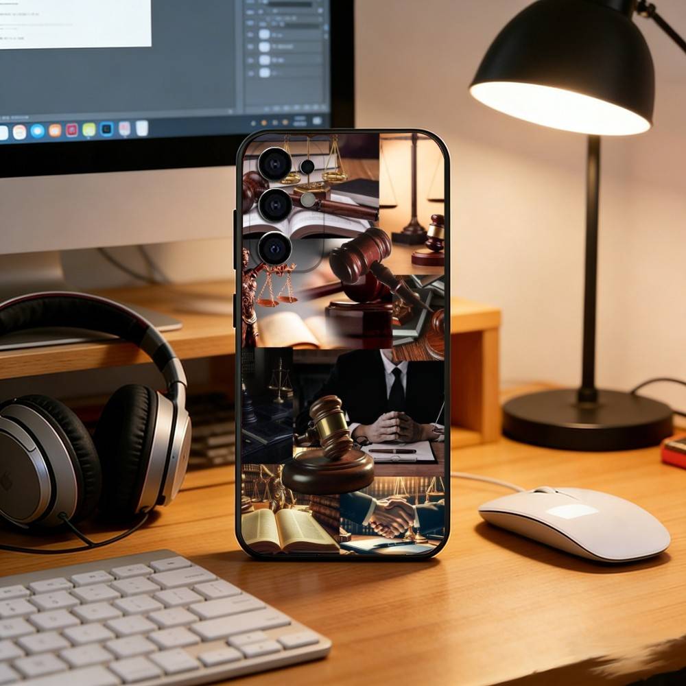 Lawyers cases Phone Case For Samsung S25,S24,S21,S22,S23,S30,Ultra,S20,Plus,Fe,Soft Silicone Black Cover
