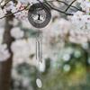 3D Metal Rotating Wind Spinner Tree Of Life Wind Chime Garden Decor Ornament Spiral Windchimes Hanging Garden Yard Home Decor