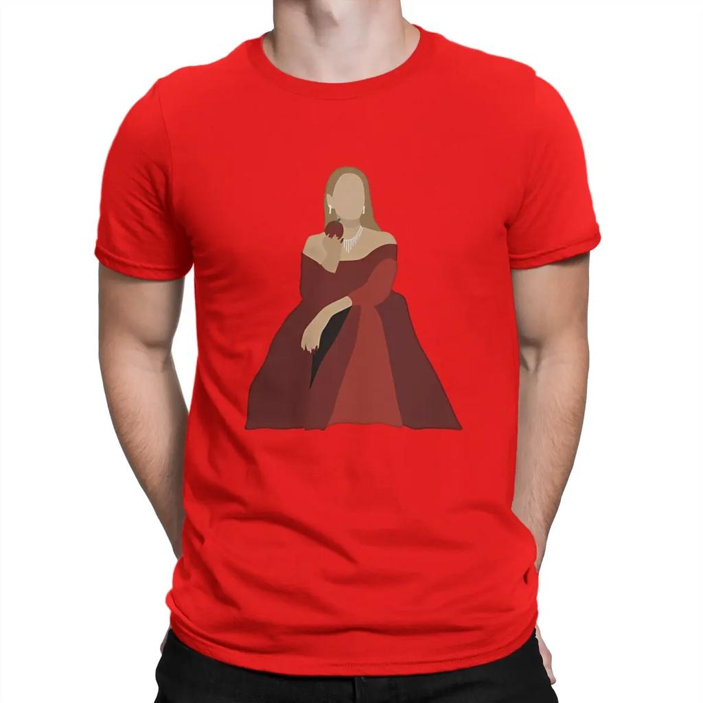 Men T-Shirts Oh My God Humor 100% Cotton Tees Short Sleeve A-Adele Singer T Shirt O Neck Clothes Gift Idea