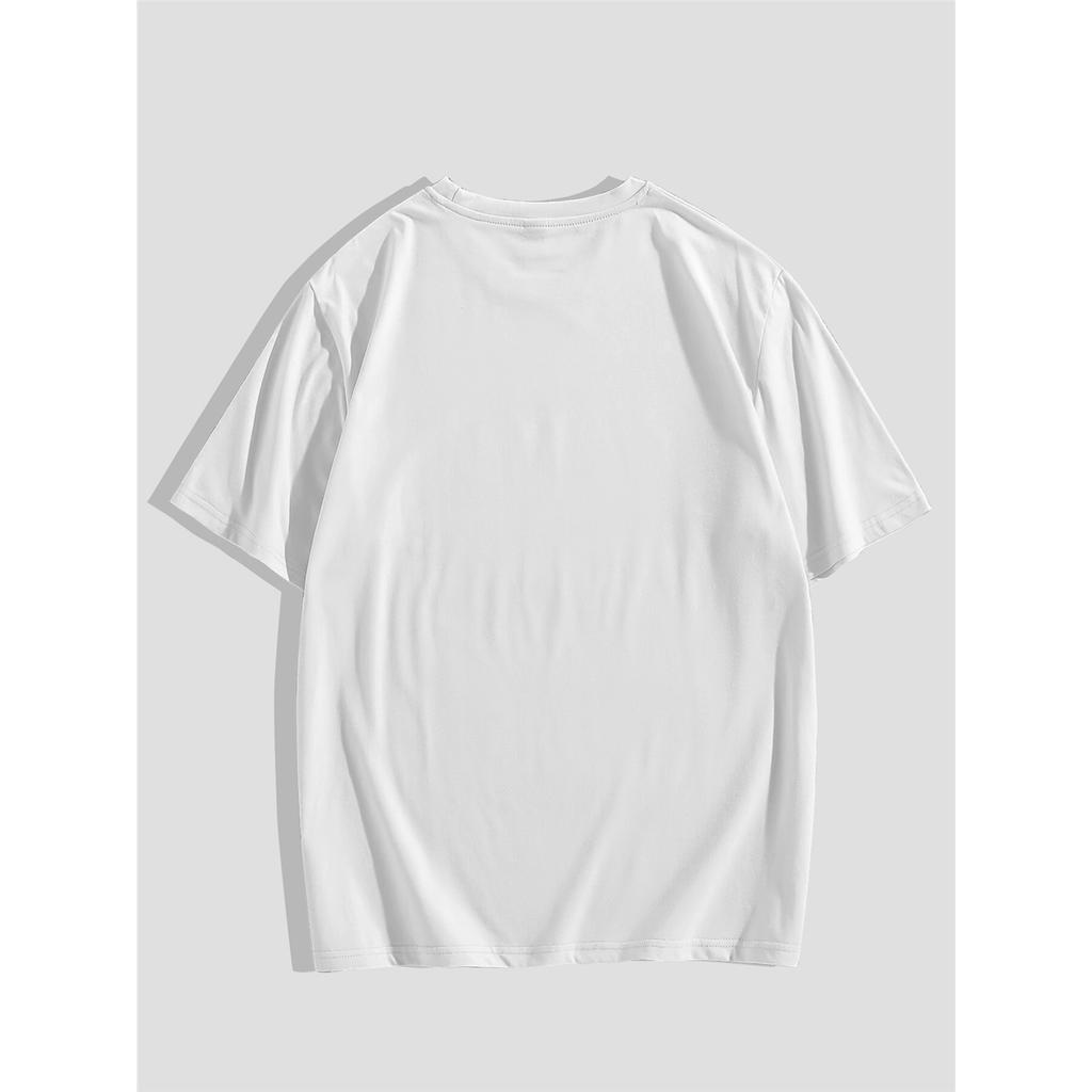 Men'S High Street Punk Style Print T-Shirt, a Trendy Casual Style for Everyday Wear, Perfect for Street Fashion Enthusiasts