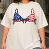 Plus Size USA Bikini Mens Kids T Shirt, USA Bikini Top For Her, Patriotic 4th of July Tee, 250th Anniversary Shirt Gift For Her, Comfort Colors Shirt