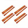 Scalloped Mahjong Rack Non Slip 17 Inch Wooden Mahjong Rack with Pusher for Home Gatherings