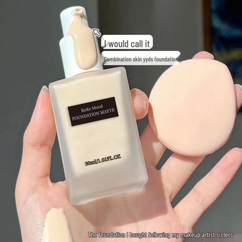 KEKEMOOD Long-Lasting, Non-Cakey BB Cream: Foundation & Concealer for Oil Control, Brightens Skin Tone, Waterproof & Sweatproof.