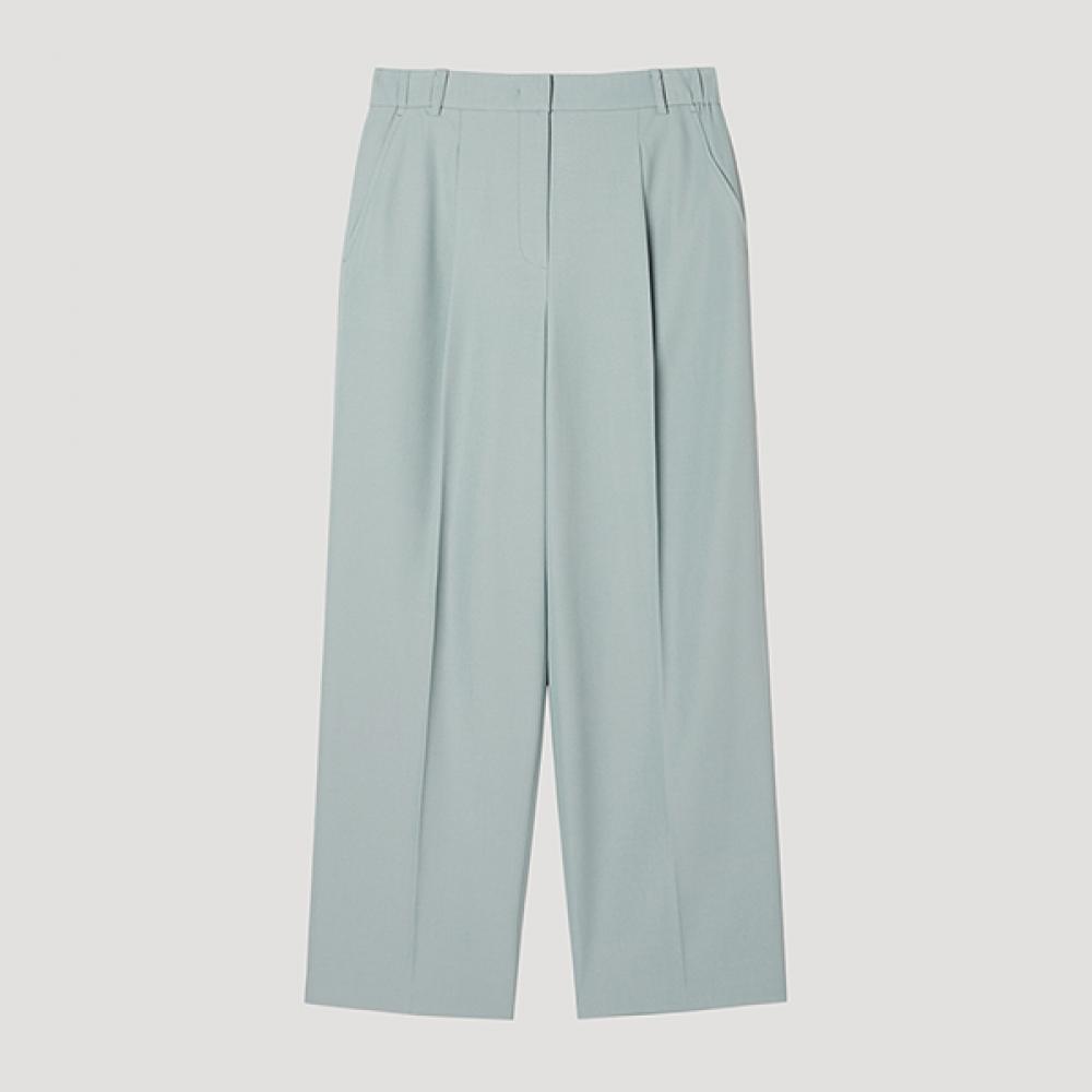 

[Она S пропустила] Широкие брюки с одной вытачкой сзади SwSSlp22050 Lg light gray/44