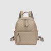 2024 Summer New Niche High-End Fashion Commuting Large-Capacity Backpack for Women, Simple and Sophisticated Travel Backpack