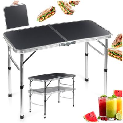 Tourist Table Folding Extendable Camping Garden Table 2in1 120x60