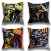 A-Aprilia Racing  Pillow Case Square Double-Sided Printing Short Plush Sofa Cushion Cover Bedroom Bedside Pillow