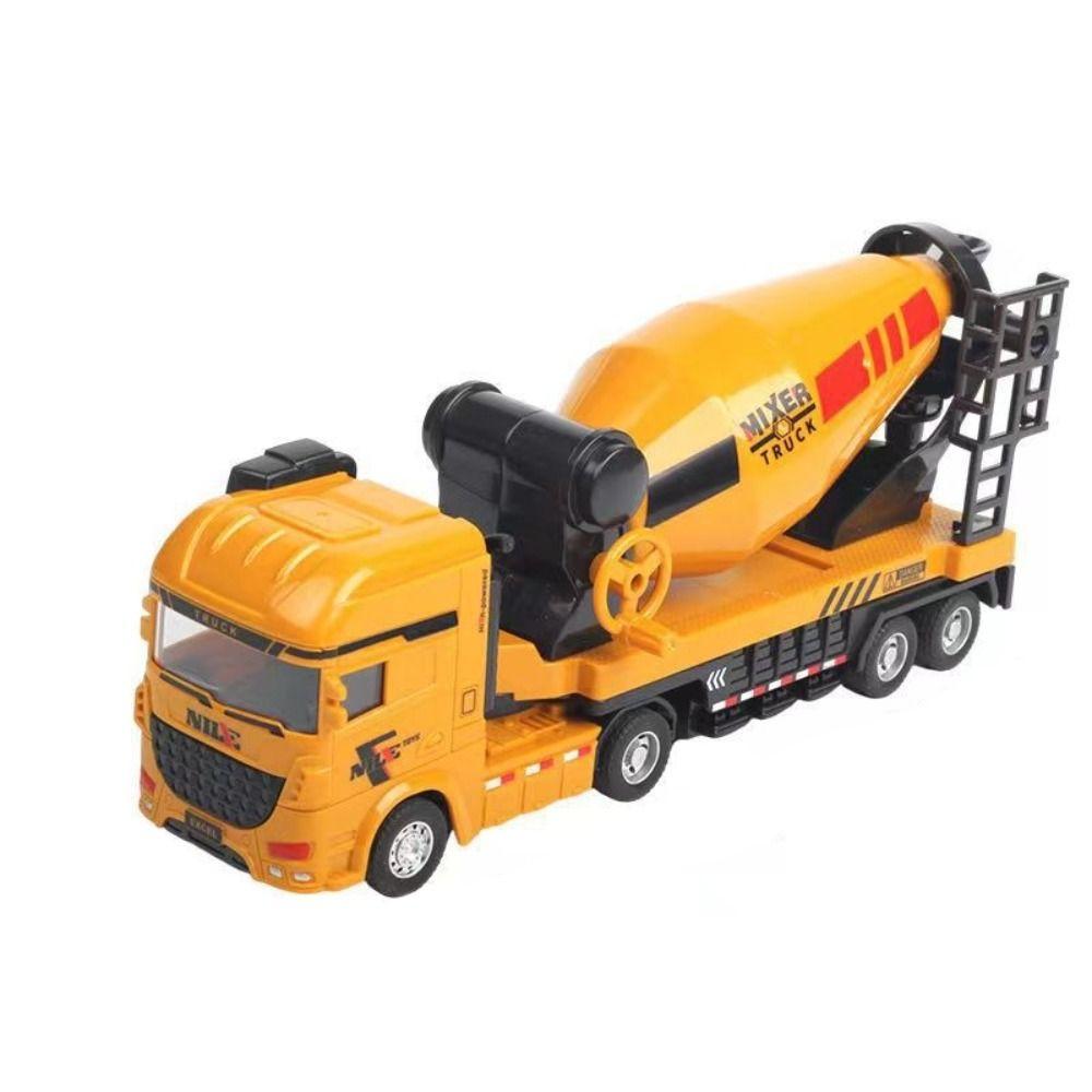 Construction Vehicles Engineering Truck Model Simulation Mixer Truck Toys  Holiday Gift