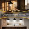 2 Pack E27 LED Filament Bulbs 220V A60 LED Light Bulbs Clear Glass 360 Degree Beam Angle Filament Light Bulbs Outdoor