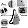 Men Chest Bag Fashion Shoulder Bag Multifunction Crossbody Bag On Shoulder Travel Sling Bag Pack Messenger Pack For Male