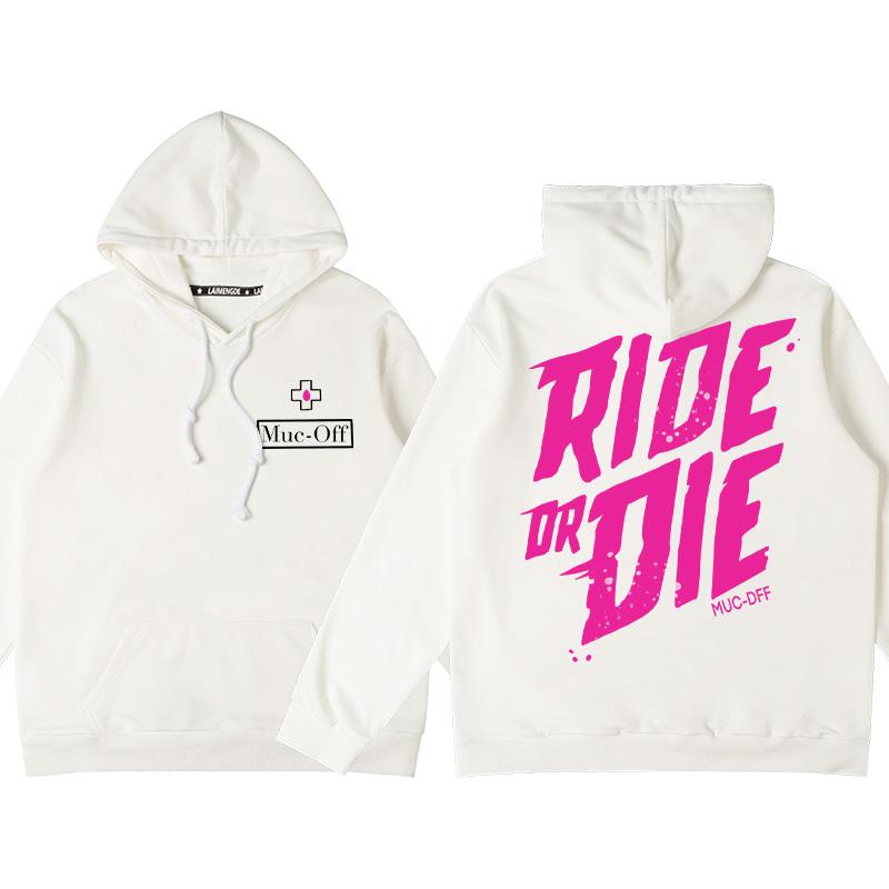 Pmuc-Off Dirt Slope Radsportanzug Herren Kapuzenpullover Herbst und Winter Ride or Die Fahrrad-Fleecejacke Herbst