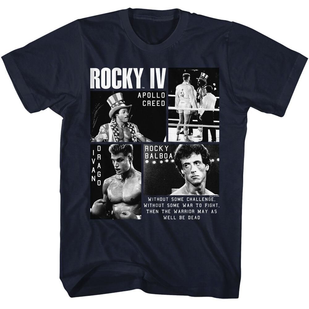 Rocky IV Balboa Mens T-Shirt Apollo Creed Ivan Drago Rocky Fight of The Century Unisex T-Shirt L