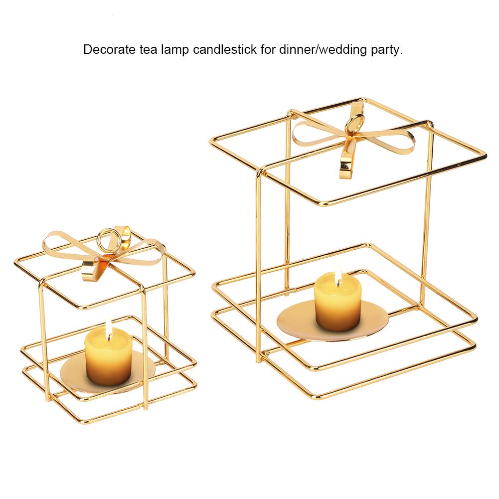 European Style Candle Holders Elegant Tealight Holders for Wedding Ceremony Home Decor