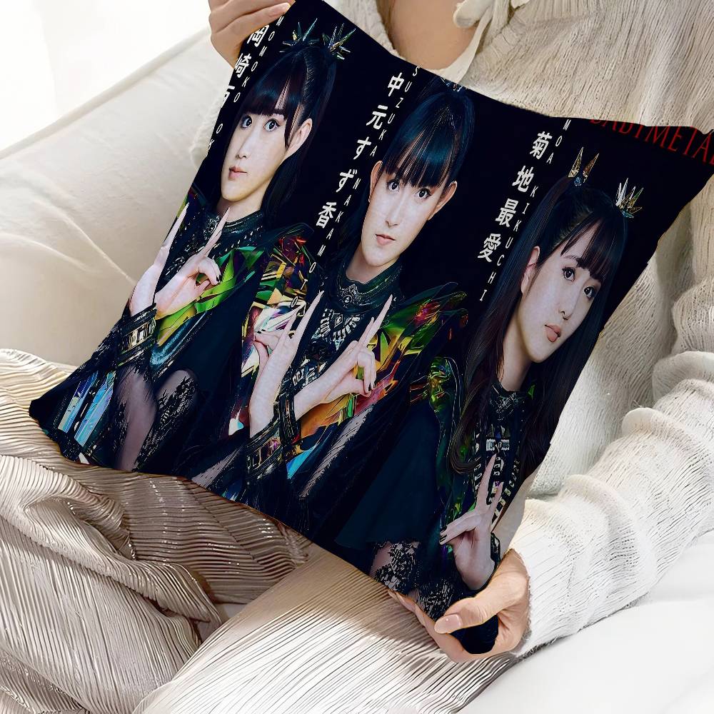 Band Babymetal Personalized Pillow Dust Cover Bedroom Kids Party Decoration Pillowcase Birthday Children Gift