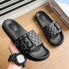 Herren Pantoffeln Sommer Outdoor Strand Pantoffeln Verstellbarer Riemen Weiche Dicke Sohle Rutschfest Lässig Herren Haus Duschschuhe