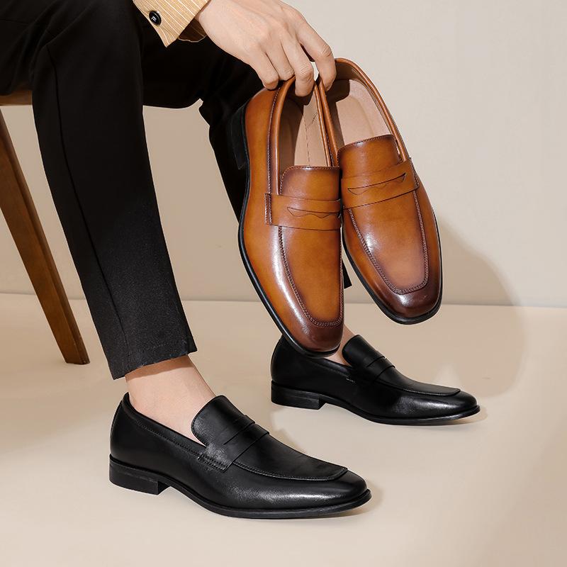 Spring and Summer Plus Size Le Fu Shoes, Dou Dou Shoes, Casual Shoes, Breathable Business Formal Wear, British Shoes, Men's Styles
