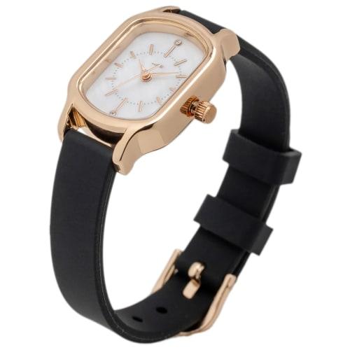 

Fieldwork Women s Analog Watch with Silicone Band, Black, YM100-4