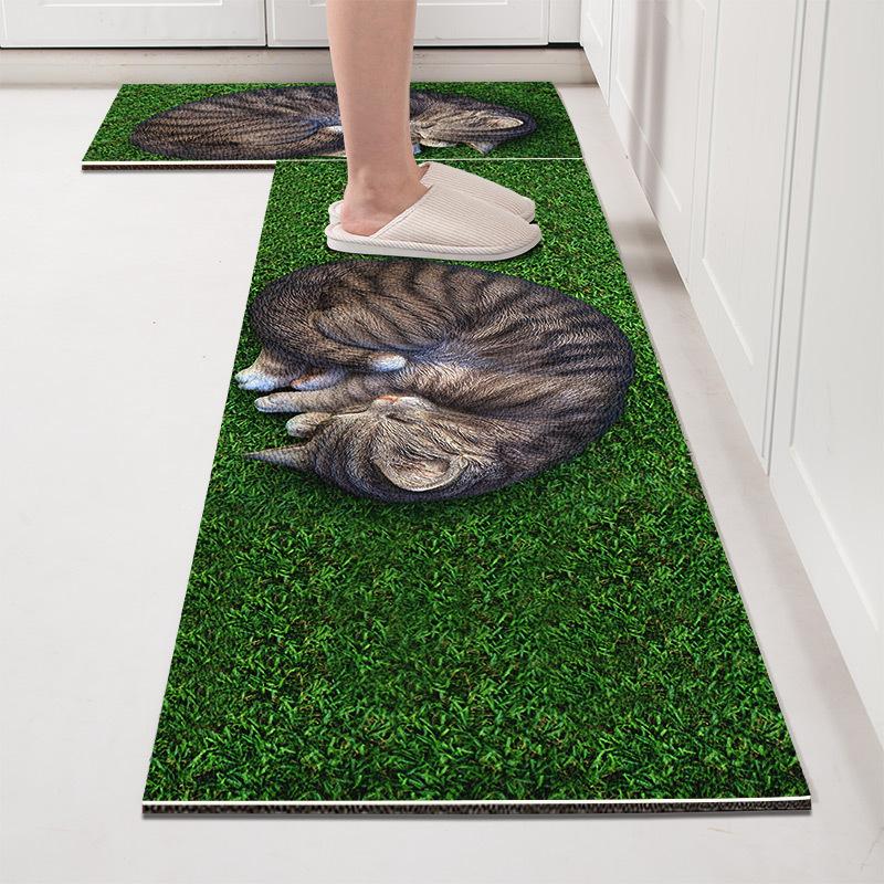 Kitchen Floor Mat Long Strip Floor Mat Carpet Bedside Carpet Bathroom Door Mat Floor Mat