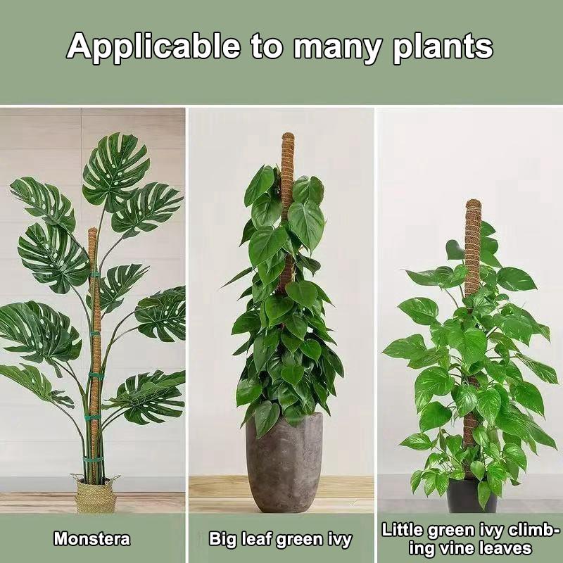 1Pcs Moss Poles for Plants Monstera Bendable Climbing Plant Stakes Indoor Coir Plant Support Garden Trellis Plant Stick Stakes