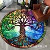 Circular Carpet Living Room Sofa Bedroom Floor Mat Foyer Dirt Resistant and Easy To Maintain Door Mat