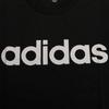 adidas T-shirt da uomo con stampa logo americano retrò, traspirante, nera EI4713