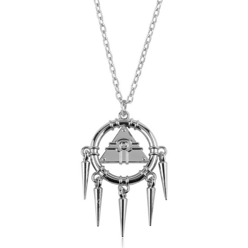 

[Sizuuenn] Yu-Gi-Oh vague thousand year wheel Sennen ring necklace silver design cosplay anime Accessories Goods school festival cultural festival