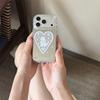 Cute White Love Cat Mirror for iphone11Promax/11Pro iPhone Case Cartoon Woman