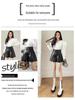 Korean PU Leather High-Waisted Wide-Leg A-Line Bootcut Shorts - Women's Versatile Autumn/Winter Casual Outerwear.
