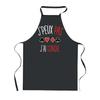 Tablier de cuisine - PLANETEE - J'peux Pas Coinche - Noir - 90x60 cm - Impression bretonne