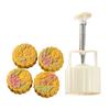 Kitchen Crafts Formy do ciastek księżycowych z wzorem Stabilna domowa forma do pieczenia deserów
