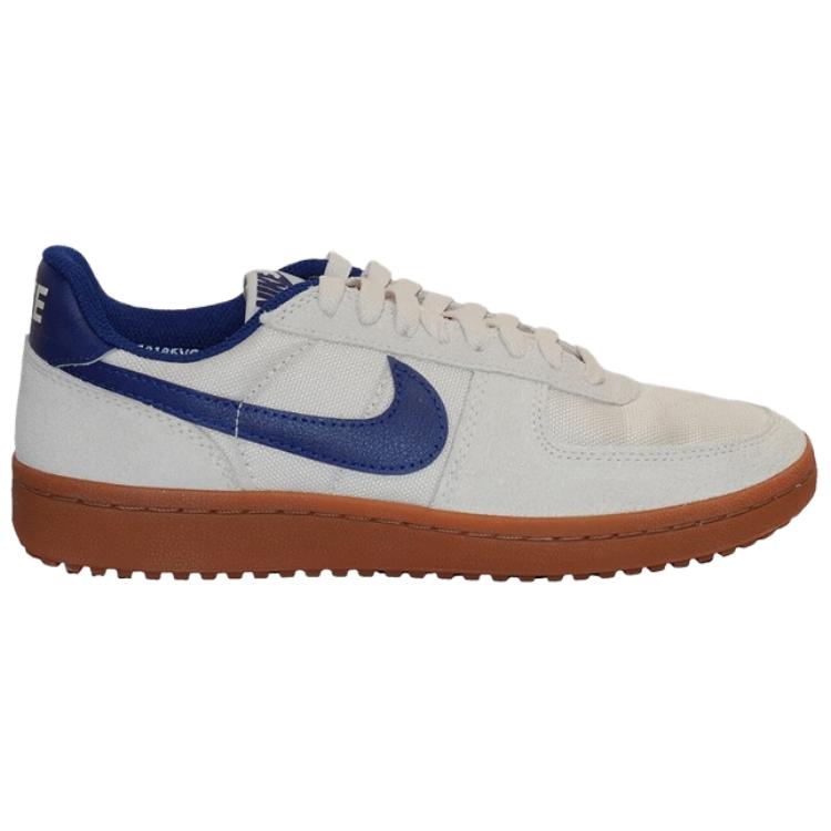 Nike Scarpe da Skateboard Field General Resistenti all'Abrasione Basse da Uomo Bianco Blu HF3165-006
