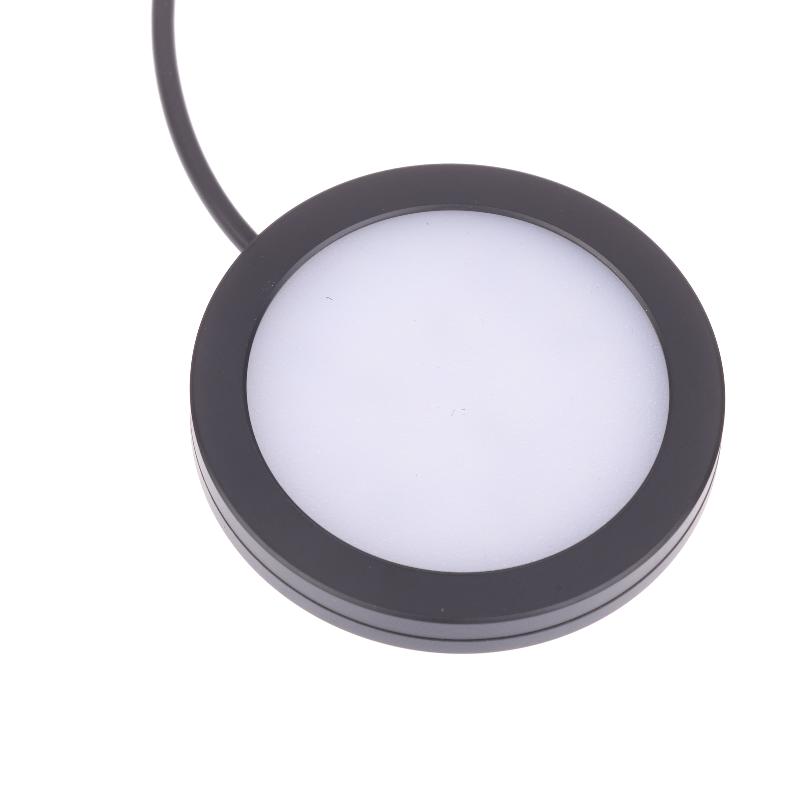 1 Pieza Para Bambú Luz Led Piezas Diy Modelo Cálido/Blanco/Neutro Negro Usb Redonda Ultra-Delgada Luz Para Bambu Lab Lámpara Kit Hardware