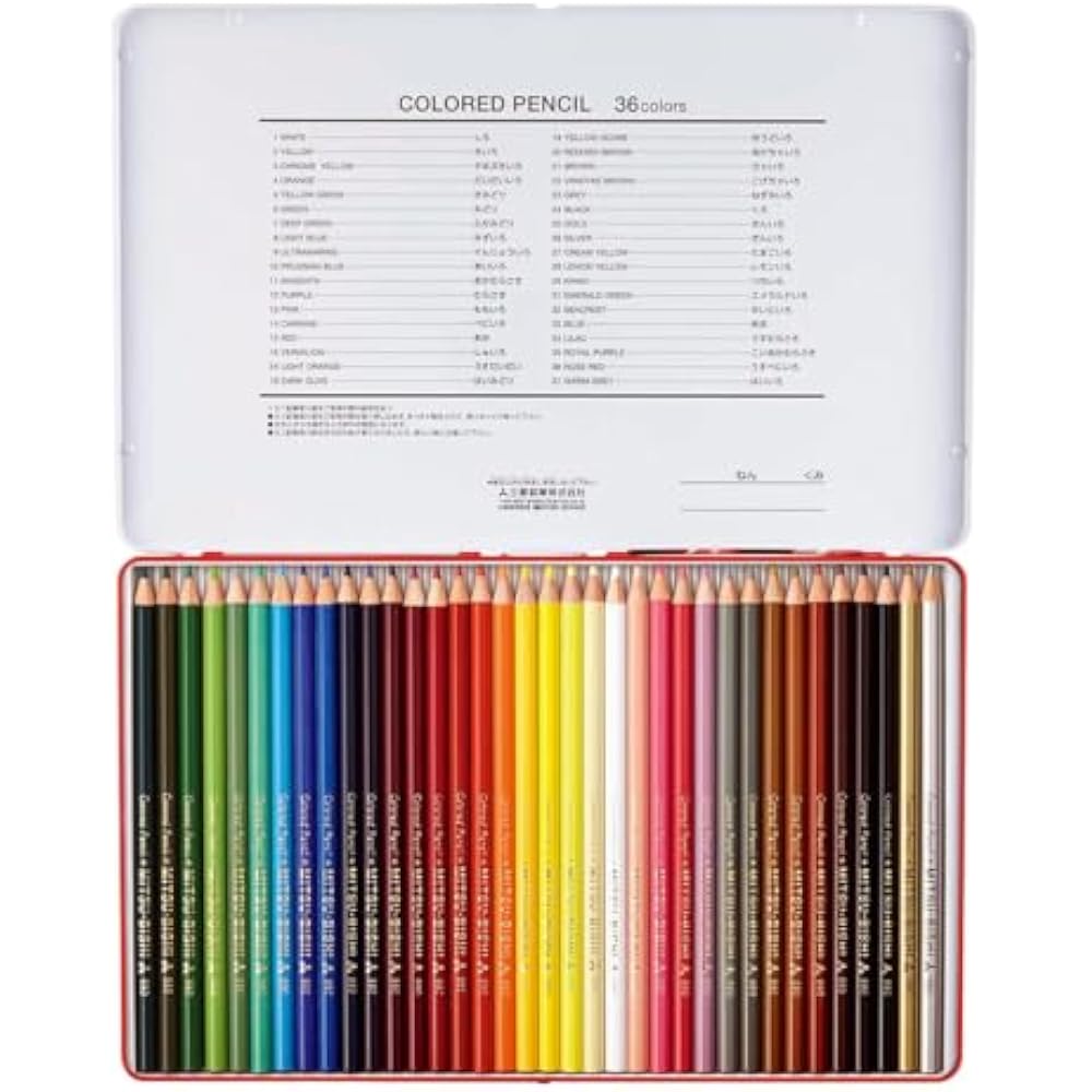 Mitsubishi Pencils, Colored Pencils, 880, Elementary School Students, 36 Colors, K88036CP