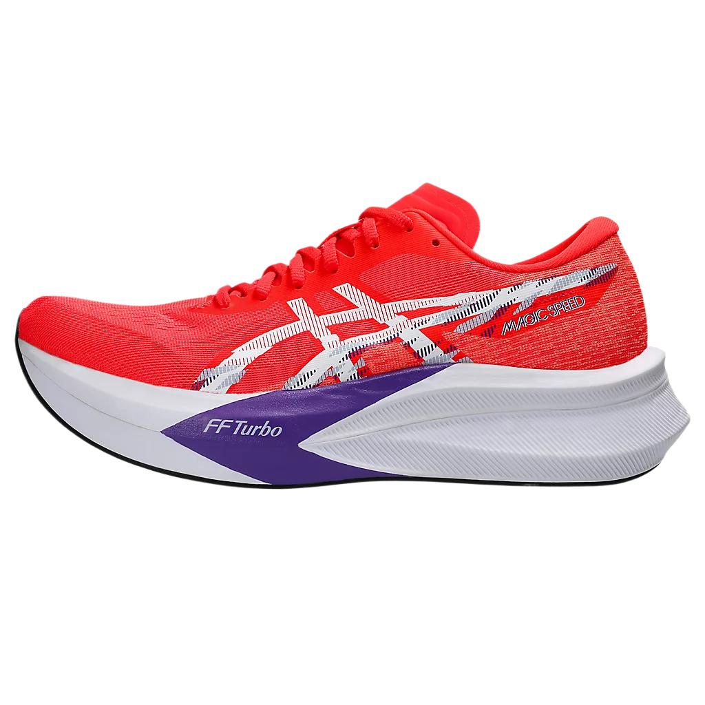 Asics Magic Speed 4 Flash Red Men Sneakers White 1011B875-600