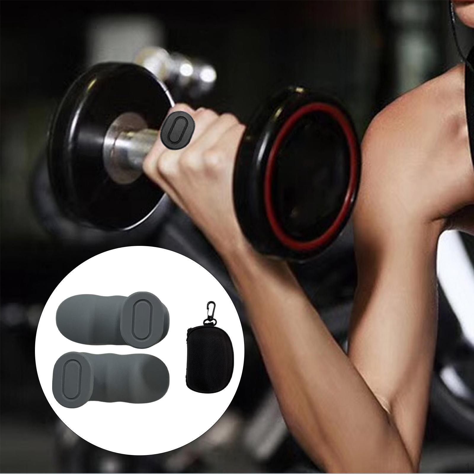 

Рукоятки без пальцев для тренировок в спортзале и поднятия тяжестей серый