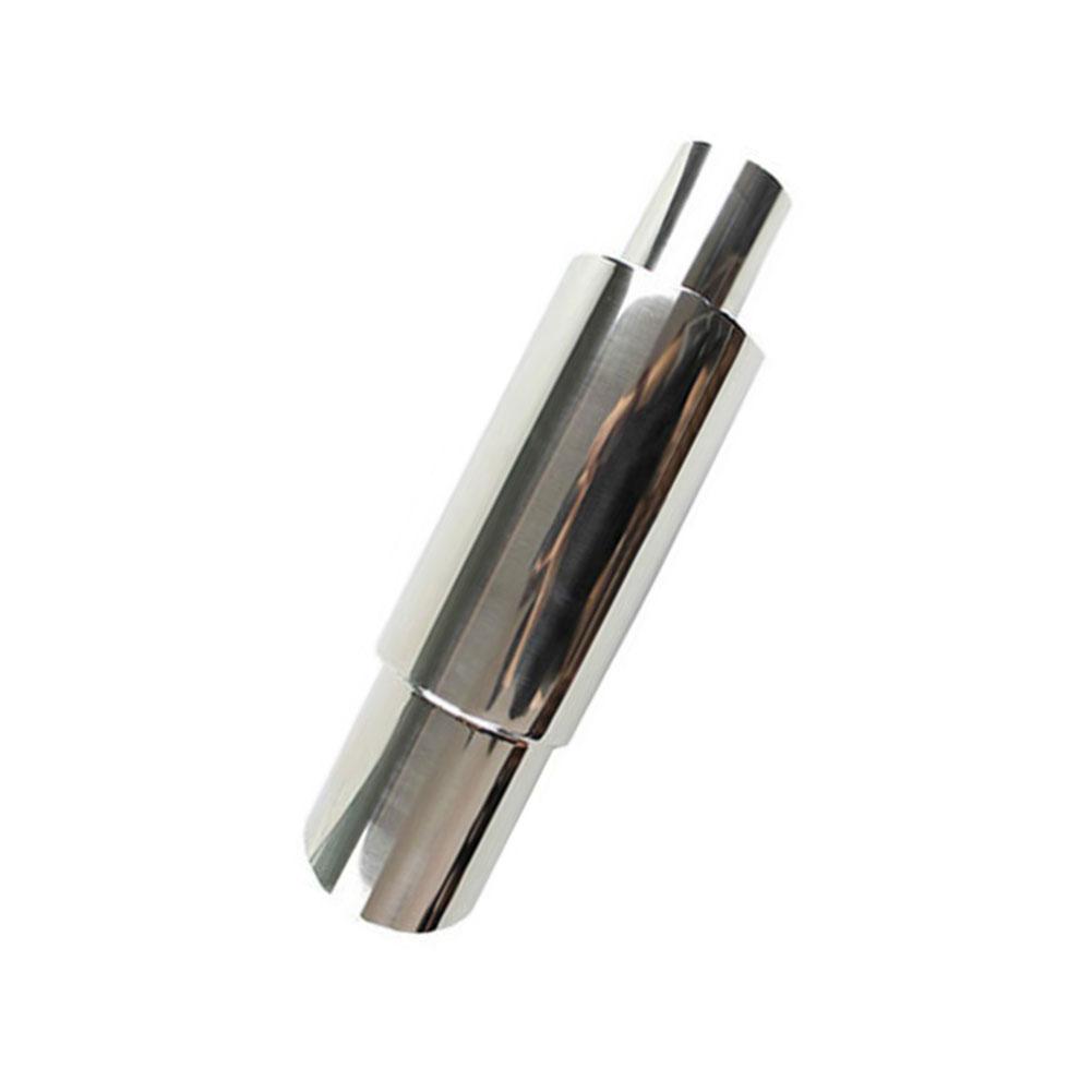 

Глушитель выхлопной трубы автомобиля из нержавеющей стали 304, резонатор глушителя, наконечники выхлопной трубы 2 дюйма, выход 3,4 дюйма, длина 14,5 дюйма серебряный