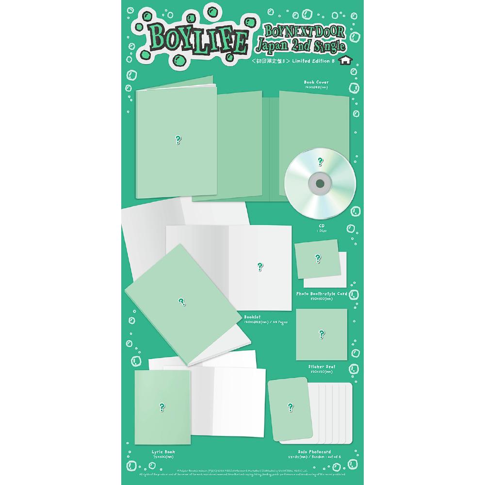 Pre-order BOYNEXTDOOR JAPAN 2nd Single BOYLIFE Limited Edition & Weverse POB