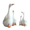 Fun Cute Duck Resin Statue Mother And Son Duck Decor For Home Decoration