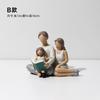 Creative Figurine Statue Desktop Decor for Living Room Wedding Gift Home Decoration Craft Art