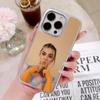 Addison Rae Silver Plating Mobile Phone Case for iPhone 17 16 Shockproof Phone Cover 11 Air Pro Max Plus Colorful Cover